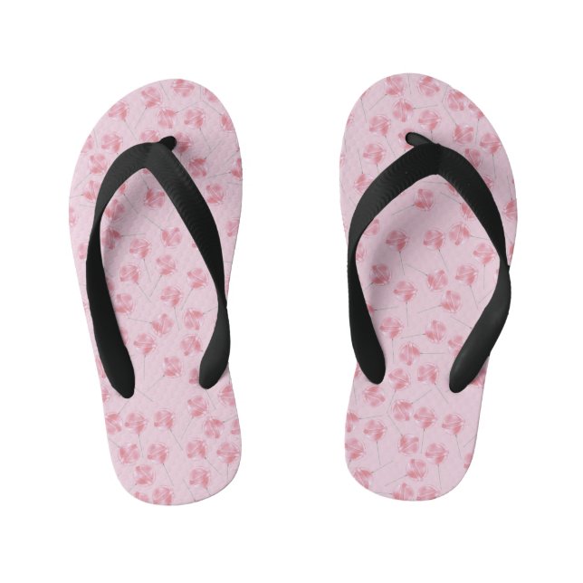 Infantis Chinelos de Criança Lollipop Rosa (Pé da cama)