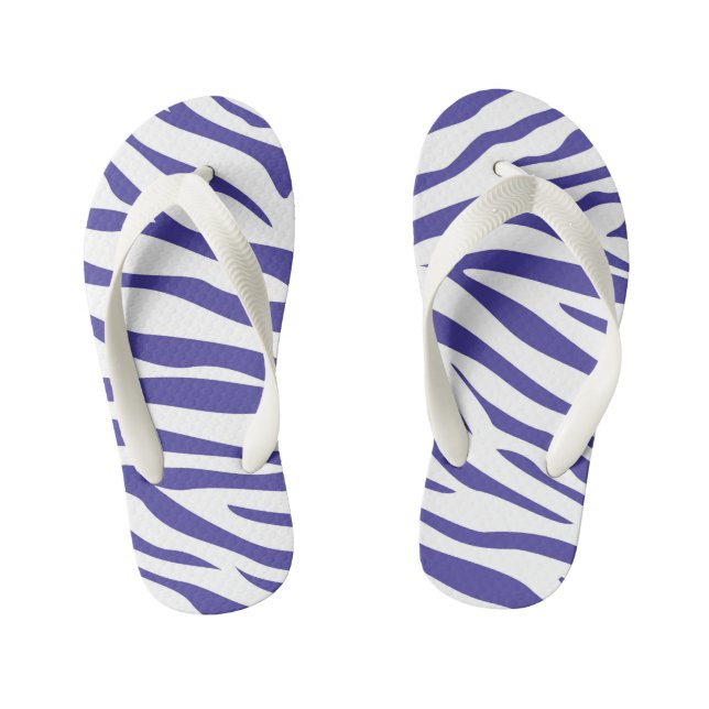 Infantis Chinelos de Listras de Zebra para Crianças (Pé da cama)