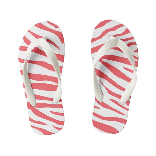 Infantis Chinelos de Listras de Zebra para Crianças (Pé da cama)