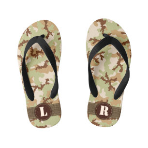 Infantis Chinelos do Desert Camouflage Kid