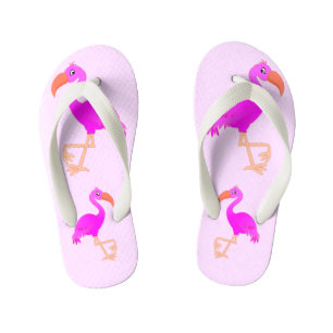Infantis Chinelos do Flamingo Rosa Infantil