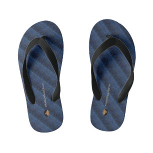 Infantis chinelos HAMbyWhiteGlove Logo Indigo