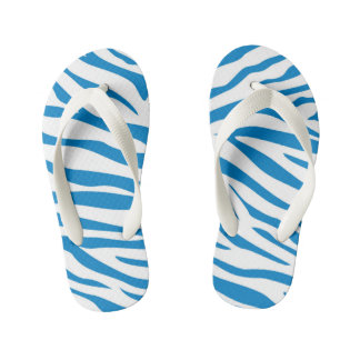 Infantis Chinelos Personalizáveis de Listras de Zebra para