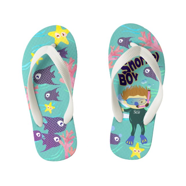 Infantis Chinelos Snorkeling Boys Kid (Pé da cama)