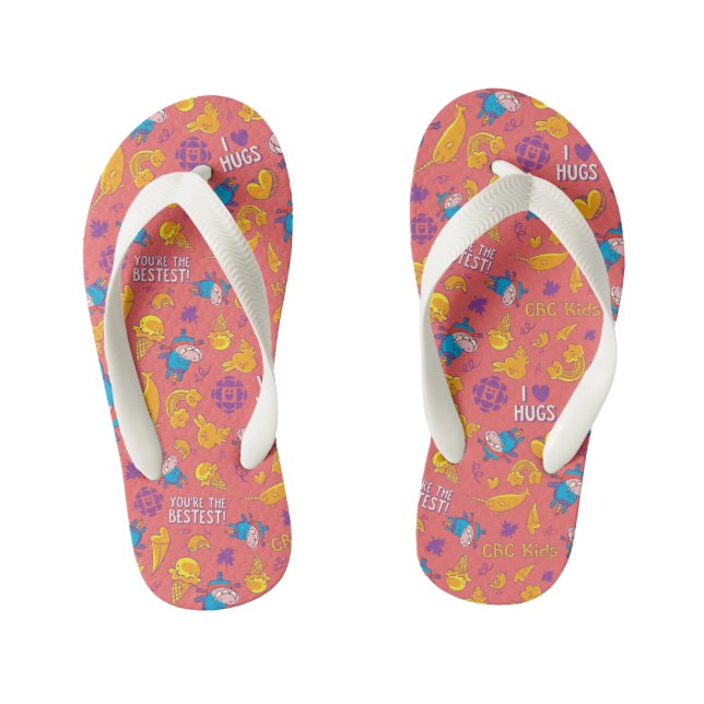 Infantis Gary Pattern Kids - Chinelos (Pé da cama)
