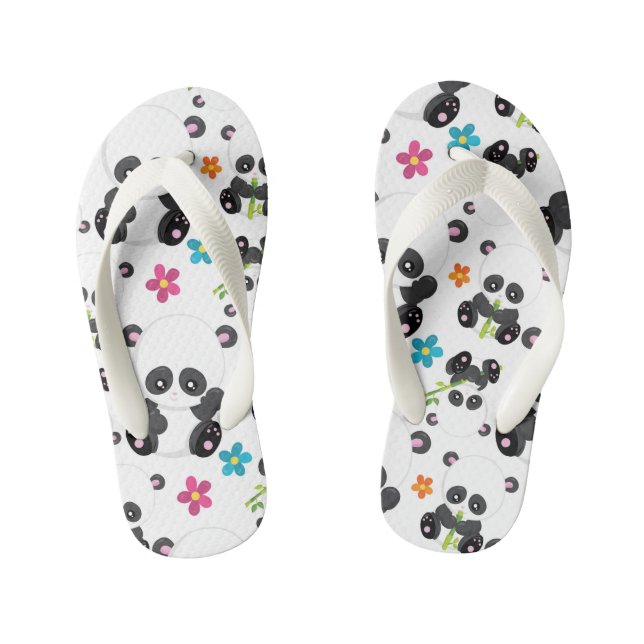 Infantis Meninas bonitas chinelos de urso panda (Pé da cama)