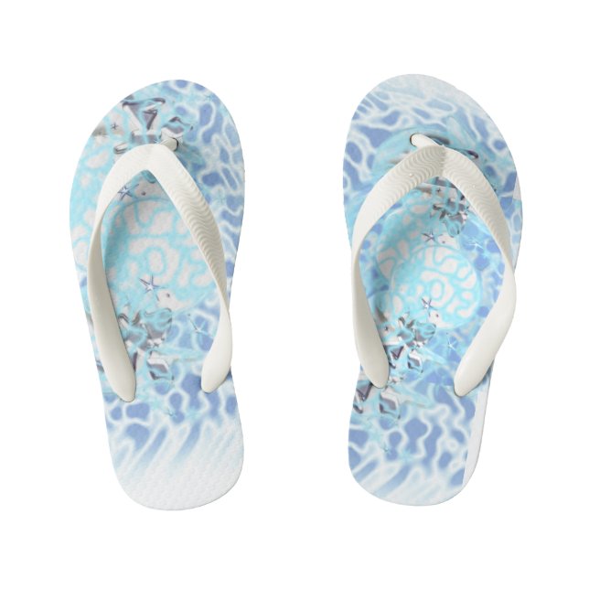 Infantis Par de Chinelos e vento de arte (Pé da cama)