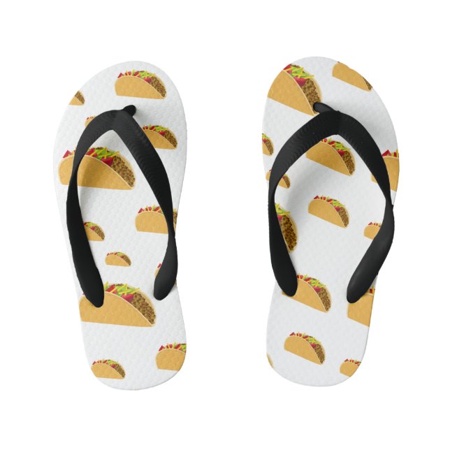 Infantis Taco Terça-feira Design - Chinelos para crianças (Pé da cama)