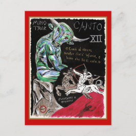 Inferno de Dante, cartão postal do Canto XII