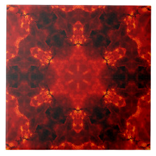 Inferno Nexus - Arte Caleidoscópica Fiery