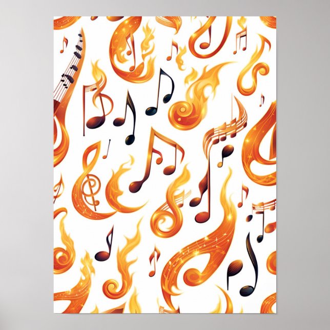 Inferno Rhythms Poster (Frente)