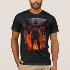 Inferno Sentinel: Camiseta do Guerreiro Demônio Ca