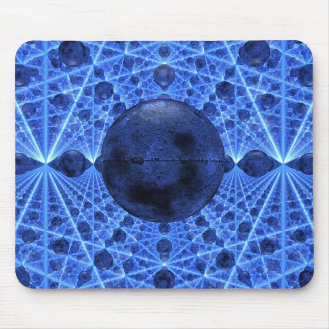 Infinidade azul Mousepad (Frente)