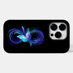 Infinidade brilhante com borboleta mágica