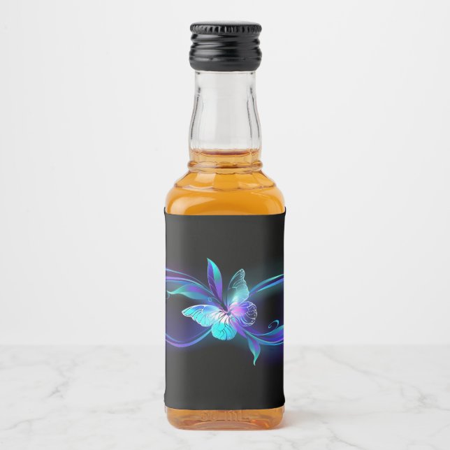Infinidade brilhante com borboleta mágica (Frente)
