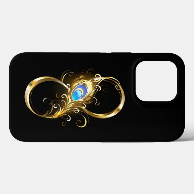 Infinidade com a pena Pavão de Ouro (Verso (horizontal))