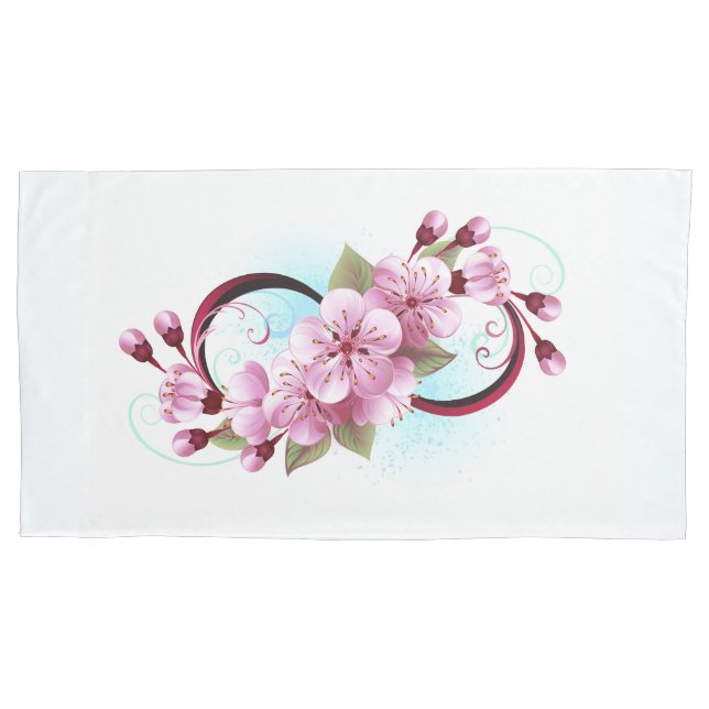 Infinidade com Flores de Flor Sakura (Frente)