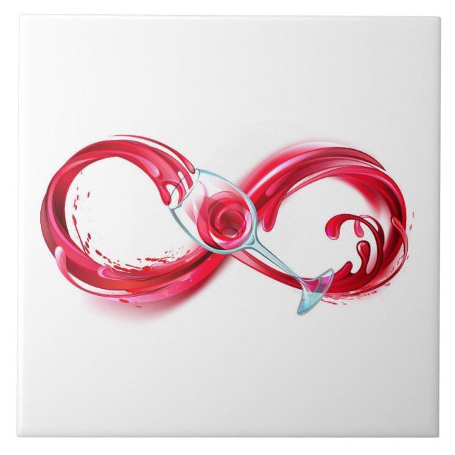 Infinidade com vinho tinto (Frente)