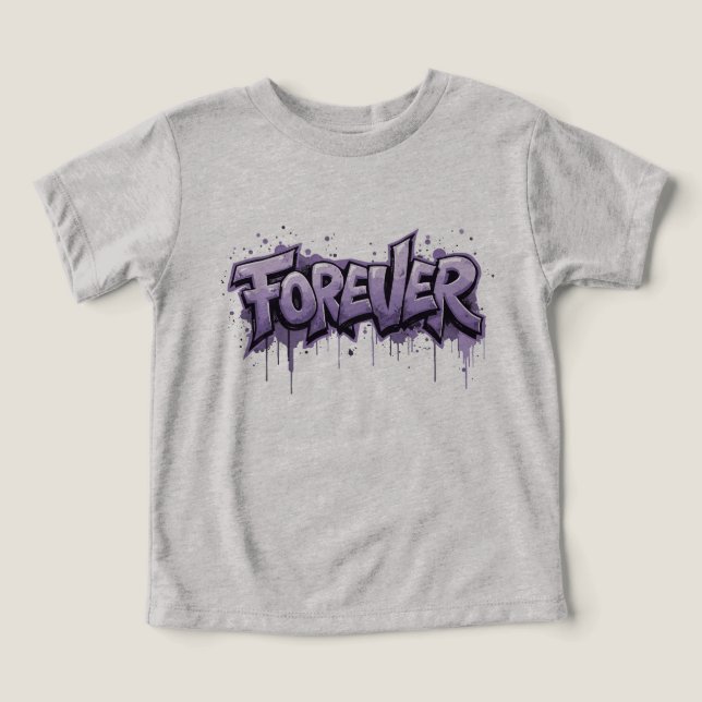 Infinidade de Lavanda de grafite "FOREVER" (Design frontal)