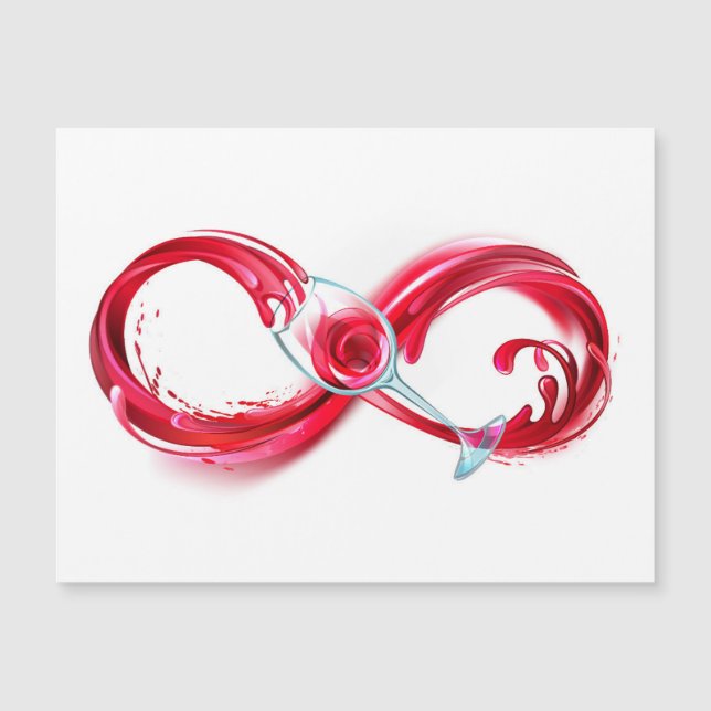 Infinito com Vinho Tinto (Frente)