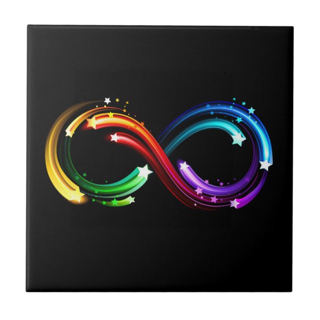 Infinity symbol of rainbow comets (Frente)