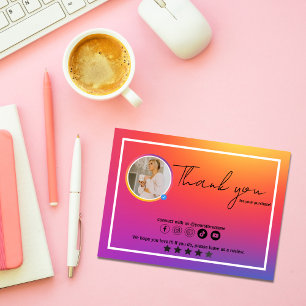 Influenciador do Instagram Cartão de visita de G