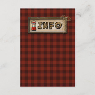 Informações Acampamento, Glamping, Pesca, Cartão de Enclausura