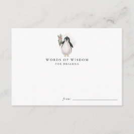 Informações Amigos do inverno | Cartão de Chá de fraldas de Na