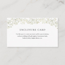 Informações Cartão com Fechamento de Respiração de Bebê Simple