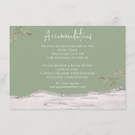 Informações Cartão de acomodações de casamento em madeira de b