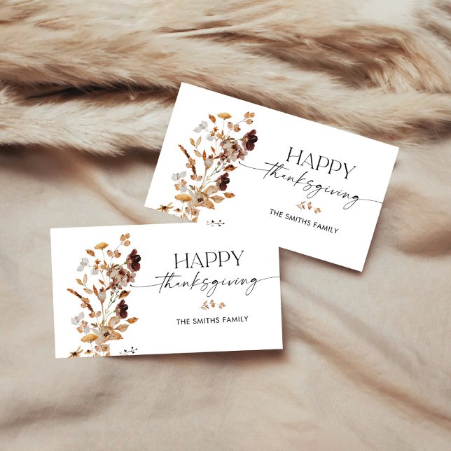 Informações Cartão de Acompanhamento de Ação de Graças com Fol (Criador carregado)