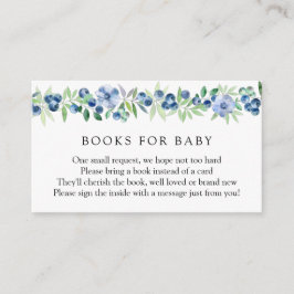 Informações Cartão de Acompanhamento de Livros Blueberries par