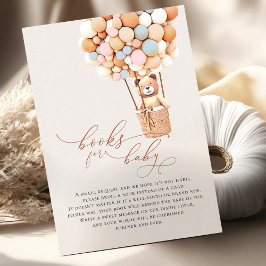 Informações Cartão de Acompanhamento de Livros de Bebê Balões 