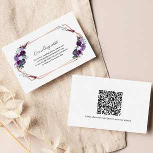 Informações Cartão de Acompanhamento para Site de Casamento co