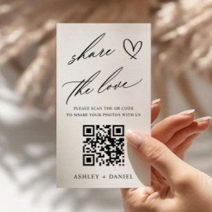 Informações Cartão de Acréscimo de Código QR para Casamento Co