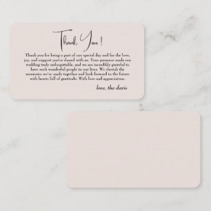 Informações cartão de agradecimento simples de flor de cerejei