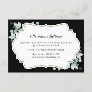 Informações Cartão de Alojamento do Hotel Eucalyptus, em verde