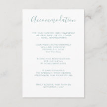 Cartão de alojamento Watercolor Laurel Monogramas