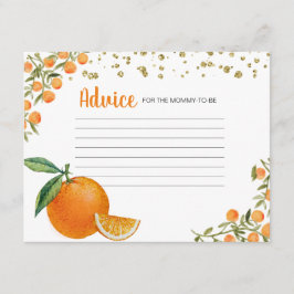 Informações Cartão de Aviso Laranja Pequeno