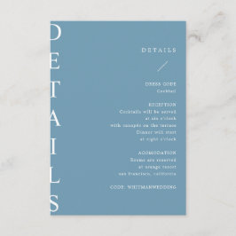 Informações cartão de cercado para detalhes de casamento ultra