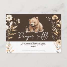 Informações Cartão de chá de bebê menino com urso fofo em aqua