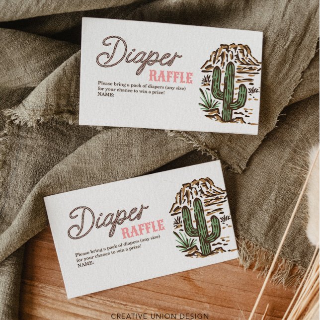 Informações Cartão de Chá de fraldas Raffle para Fralda de Gar (Criador carregado)