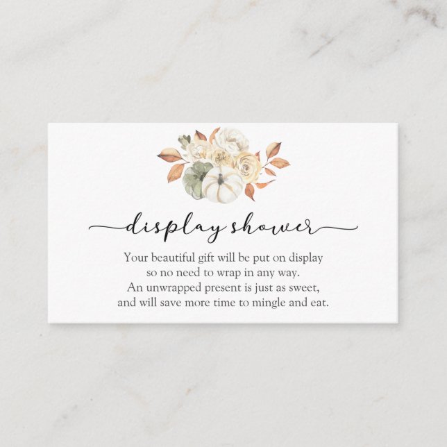 Informações Cartão de Chá para Abas de Ouvido do outono (Frente)