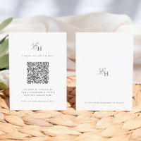 Cartão de Confirmação de Casamento Boho Minimalist