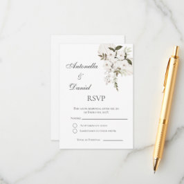 Informações Cartão de Confirmação de Presença de Casamento Boh