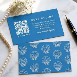 Informações Cartão de confirmação de presença de casamento QR