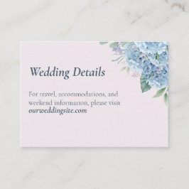 Informações Cartão de Detalhes de Casamento no Jardim de Hortê