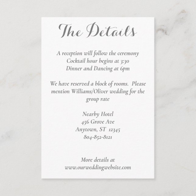 Informações Cartão de Detalhes do Delicar Magnolia Rosa e Blus (Frente)