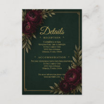 Cartão de Detalhes Emerald Elegance
