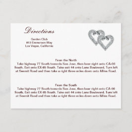 Informações Cartão de Direção de Corações de Limão Personaliza